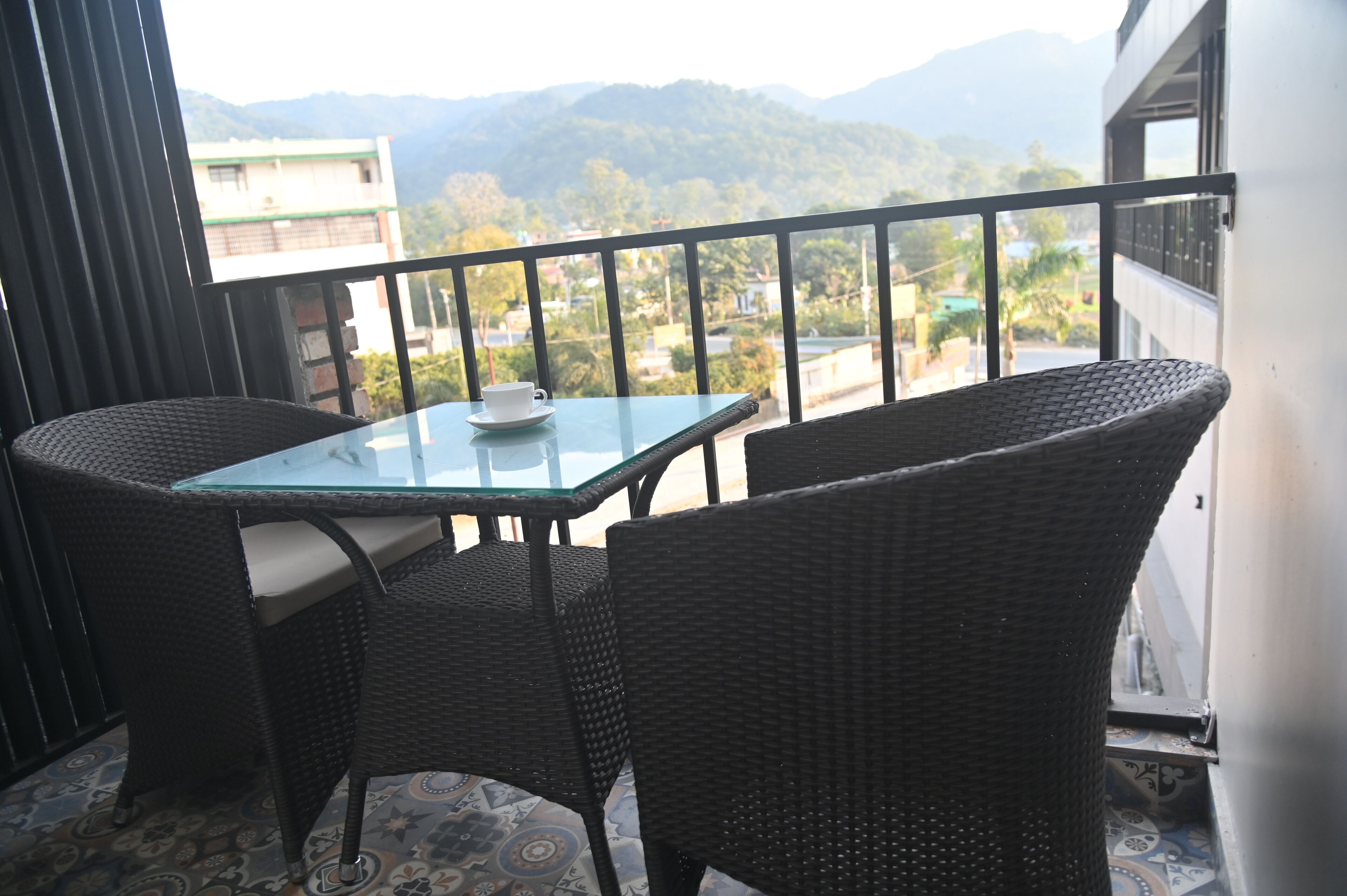 Vue depuis le balcon