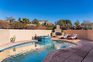 A heated pool - Peaceful Sedona Retreat, Views, Pool, Hot Tub! S11 (Sedona)