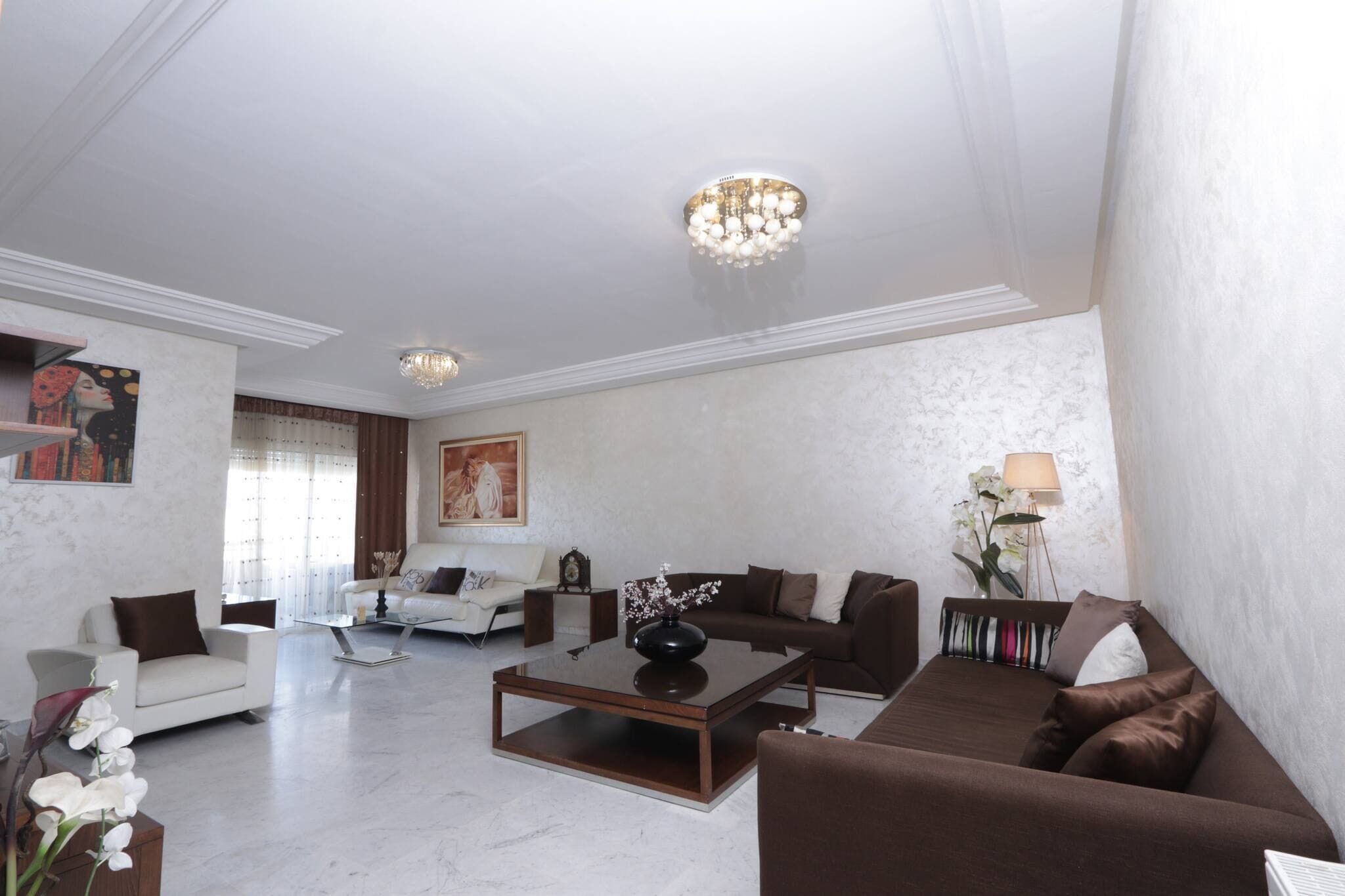 Apartment, 3 Bedrooms, Balcony | Living room