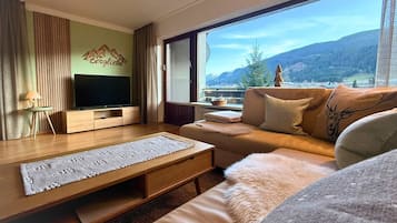 TV, foosball, offices