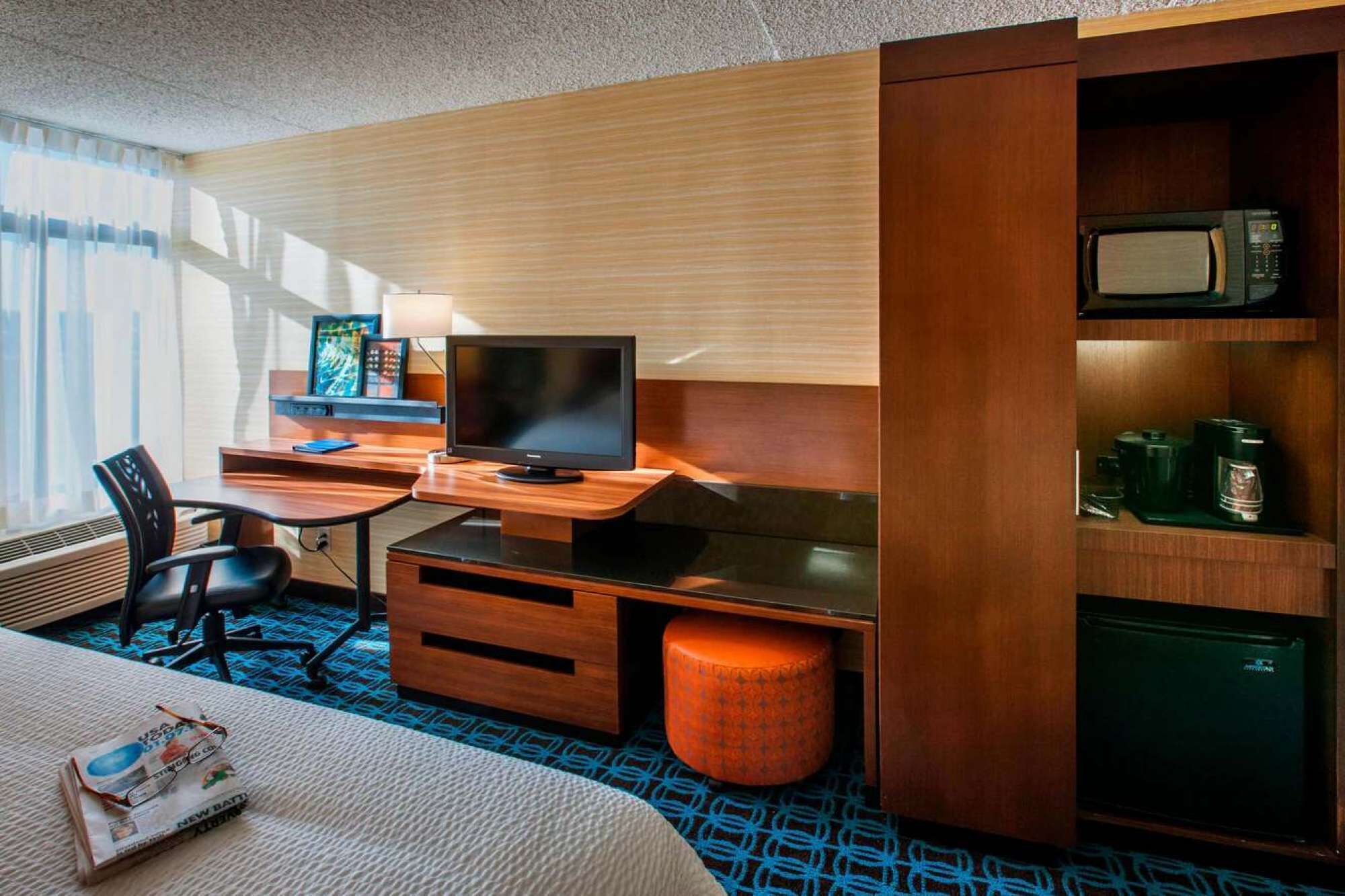 1 غرفة نوم ومكتب ومكواة/لوح كي وواي فاي