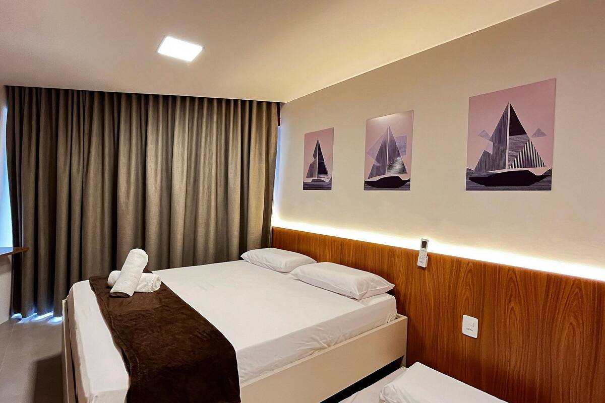 Studio Keluarga | 1 kamar tidur dan Wi-Fi gratis
