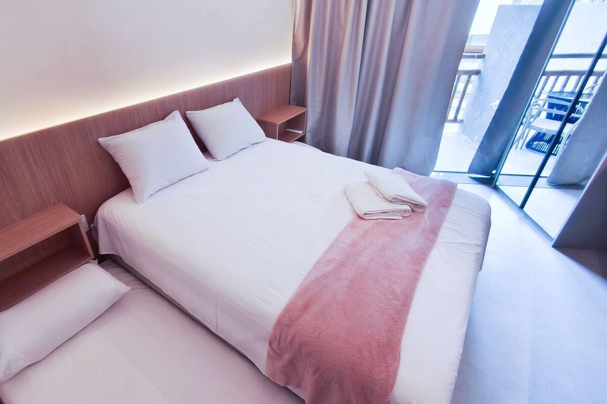Studio Keluarga | 1 kamar tidur dan Wi-Fi gratis