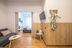 アパートメント バルコニー シティビュー | リビング エリア