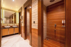 Shower, hair dryer