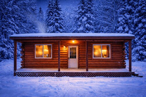 Serene 1-bedroom cabin in Fairbanks perfect for a cozy getaway