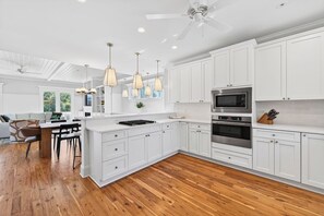 Fridge, microwave, oven, stovetop - Luxury 5 BR Home | Private Heated Pool | Hot Tub | 5 Minute Walk To Beach (Isle of Palms)
