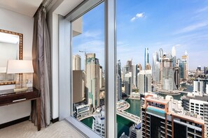 Premium Apartment, 1 Bedroom, Balcony, Canal View | View from room - Marriott 1BR Apartment with Marina View  (Dubai)
