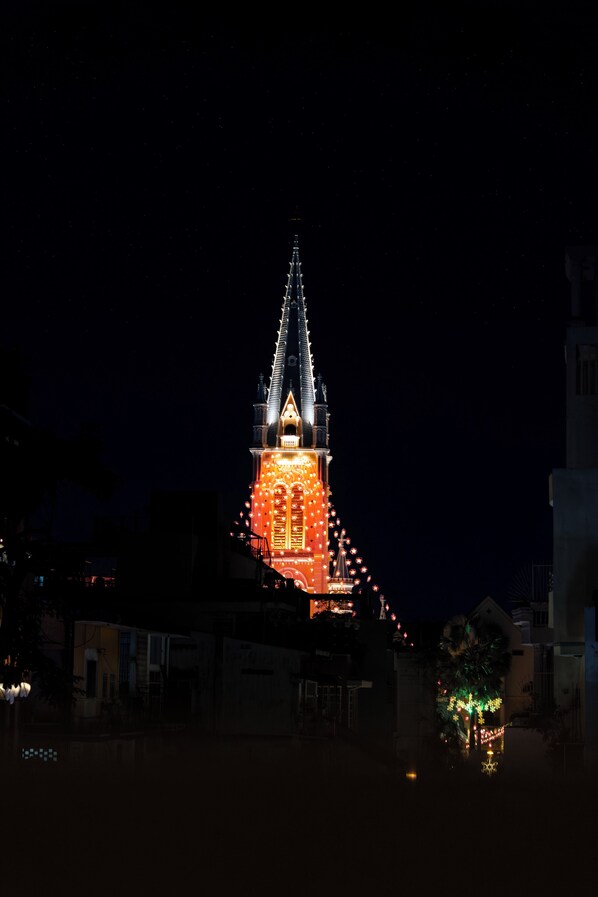 Blick von der Unterkunft