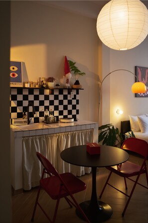 Luxury-Zimmer, Stadtblick | Wohnbereich