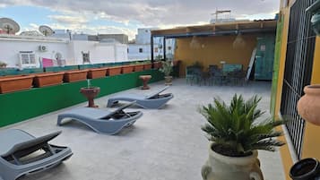 Huoneisto, 1 makuuhuone, tupakointi sallittu, parveke | Terassi/patio