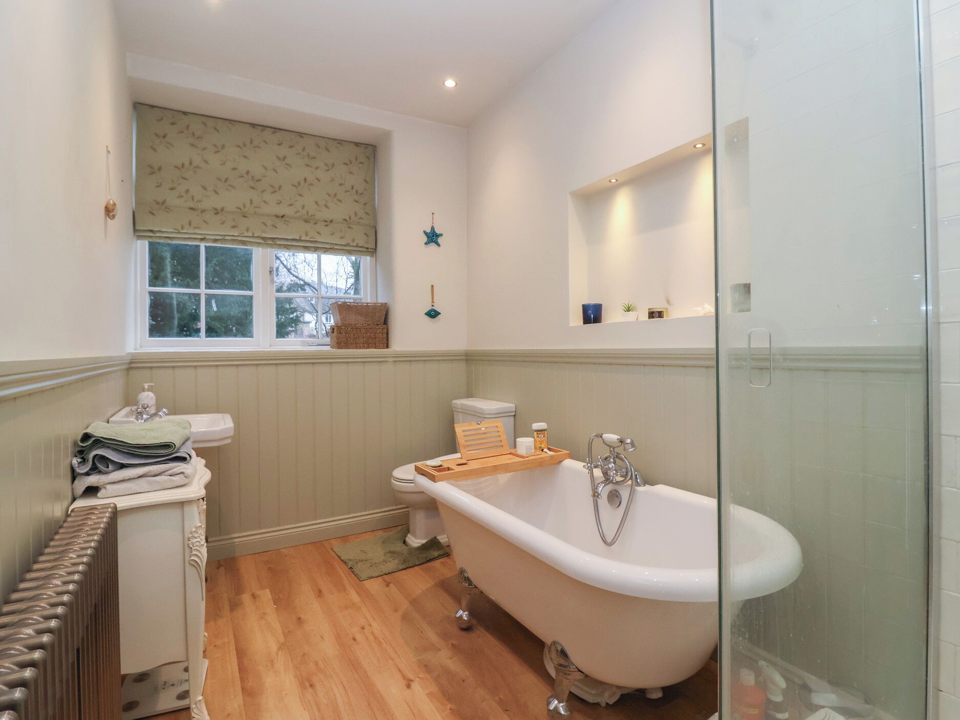 Een douche, een haardroger