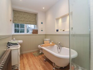 Shower, hair dryer