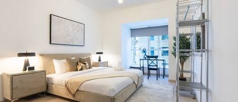 1 makuuhuone, tallelokero huoneessa, silitysrauta/-lauta, ilmainen Wi-Fi