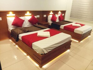 Desk, laptop workspace, soundproofing, iron/ironing board - Emerald Royal Residency (Angamaly)