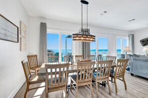 Dining - Beachfront | Pet Friendly | Shared Pool, Elevator (Fort Morgan)