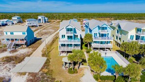 Exterior - Beachfront | Pet Friendly | Shared Pool, Elevator (Fort Morgan)