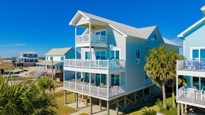 Exterior - Beachfront | Pet Friendly | Shared Pool, Elevator (Fort Morgan)