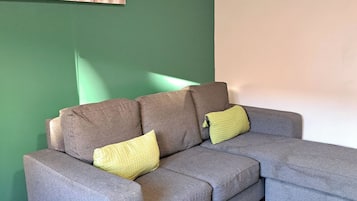 Basic Apartment | Living area | 40-inch LCD TV with satellite channels