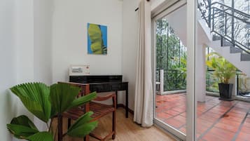 In-room safe, desk, laptop workspace, blackout drapes