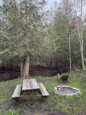 Property grounds - Cozy 4br 3 bath home with acreage and a creek just minutes from Boyne Mountain (East Jordan)