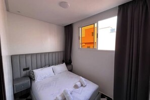 1 bedroom, travel crib, free WiFi, bed sheets