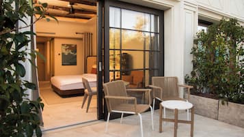 Kamar Deluks, pemandangan kebun | Teras/patio