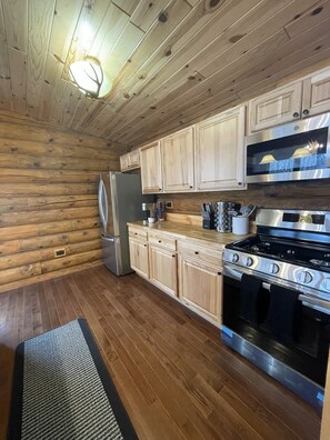 Private kitchen - Cozy Cabin on Intermediate Lake in Bellaire (Bellaire)