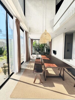 Dining - Industrial Pool Villa • 2BR • Pererenan Area (Badung Regency)