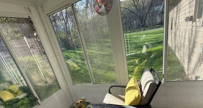 Cozy 2-bedroom house on 10 acres with country charm and close to everything!