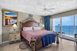 1 bedroom, iron/ironing board, free WiFi, bed sheets - Sunsets, Waves & Free Beach Chair Service - Gulf-Front Unit @ Long Beach Resort (Panama City Beach)