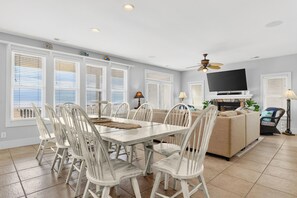 Dining - Spacious 6BR Retreat | Steps to Beach Access, Elevator, Resort Pool Access (Ocean Isle Beach)