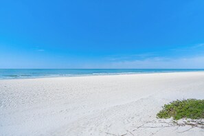 On the beach