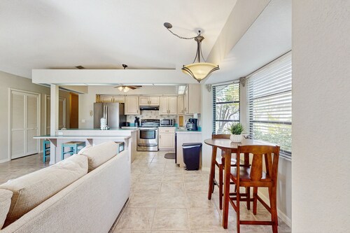 Gorgeous canal front home, above ground pool & close to beach