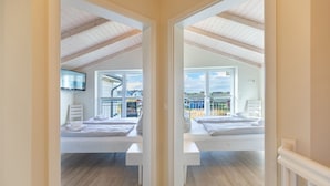 3 chambres, fer et planche à repasser, ameublement personnalisé