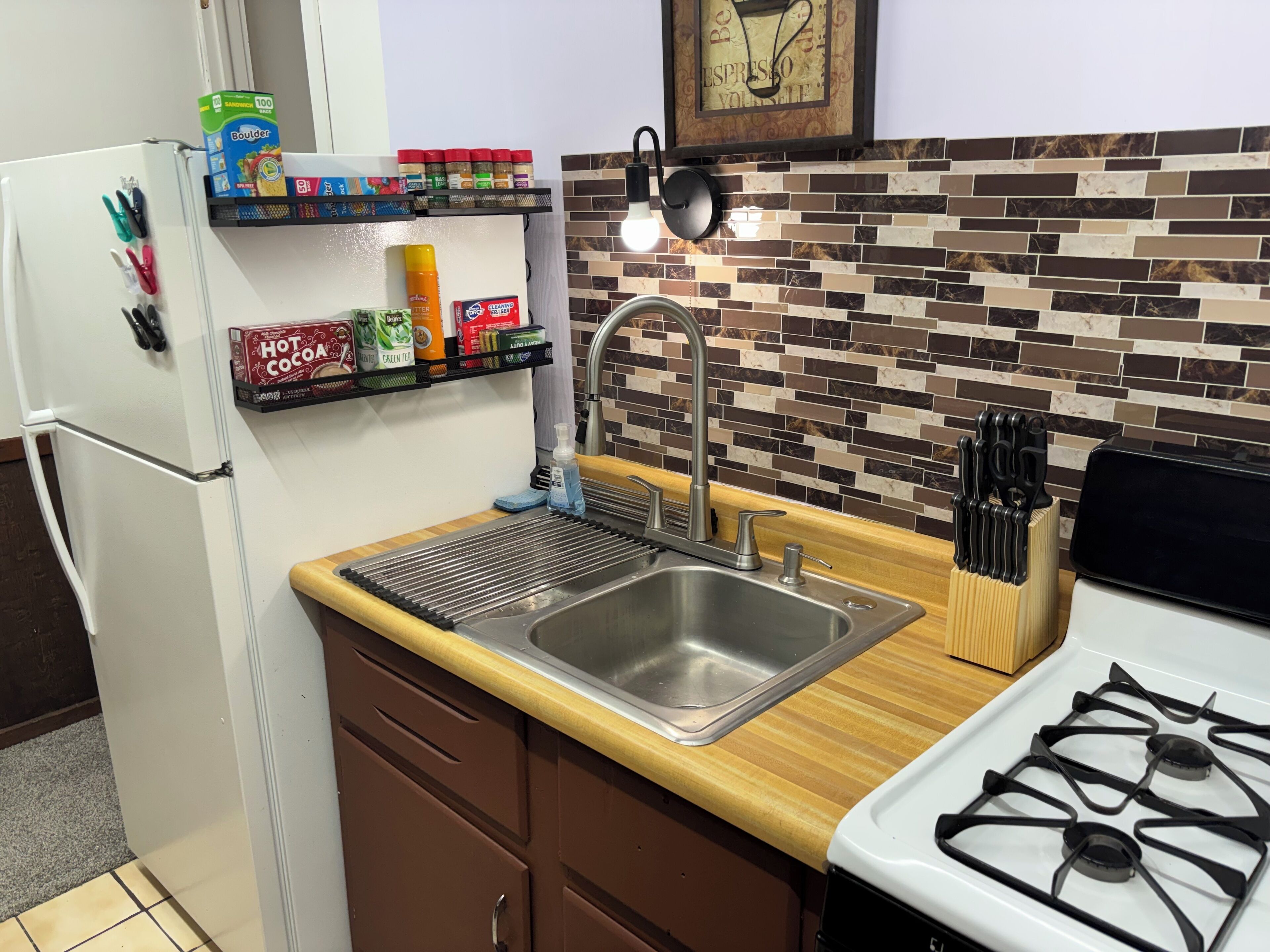 Mikrovågsugn, ugn och spishäll