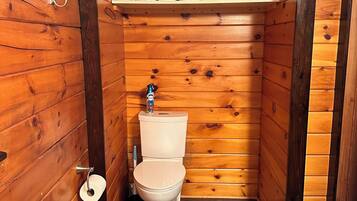 Douche, sèche-cheveux, serviettes fournies, papier toilette