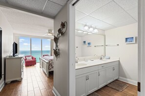 2 bedrooms, iron/ironing board, free WiFi, bed sheets - Oceanfront Views - Relax, Unwind & Enjoy With Free Beach Chair Service (Panama City Beach)