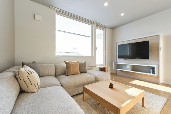 Comfort Condo, 2 Bedrooms, Non Smoking | Living area - Higashikawa Hinna (Higashikawa)