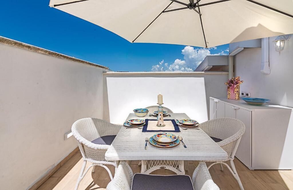 Appartement, balkon, uitzicht op zee | Terras