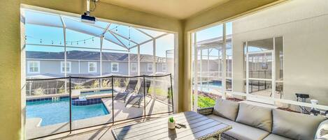 Et oppvarmet basseng