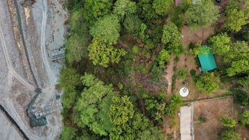 Udsigt fra overnatningsstedet