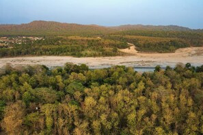 Blick von der Unterkunft