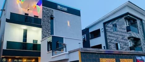 Façade de l’hébergement