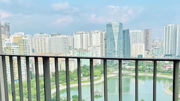 Deluxe Apartment, 1 Queen Bed with Sofa bed, Balcony, Lake View | View from room