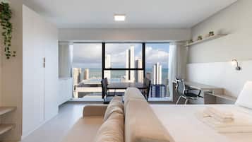 Leilighet | 1 soverom, blendingsgardiner, strykejern/-brett og wi-fi (inkludert)