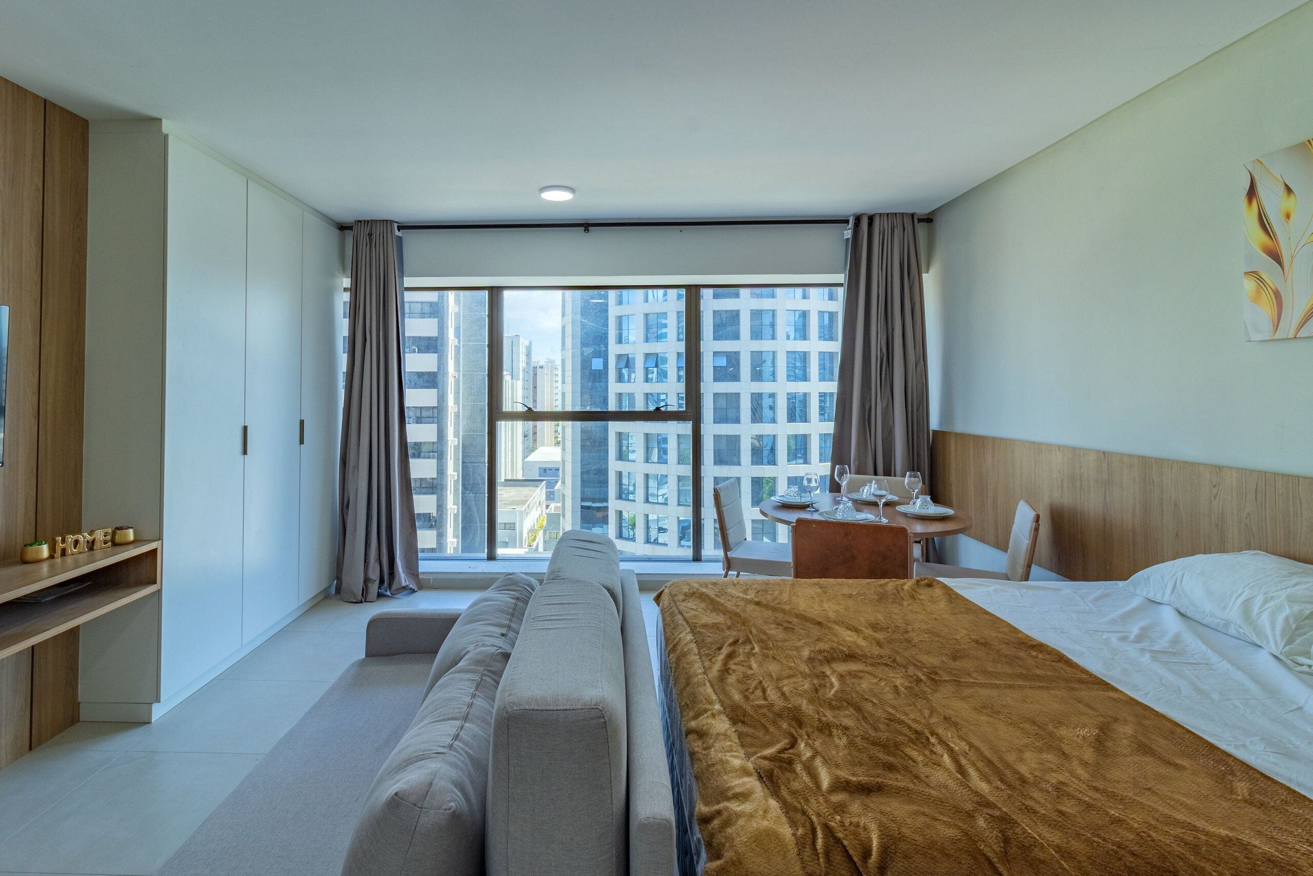 Căn hộ | 1 phòng ngủ, màn/rèm cản sáng, bàn ủi/dụng cụ ủi quần áo 