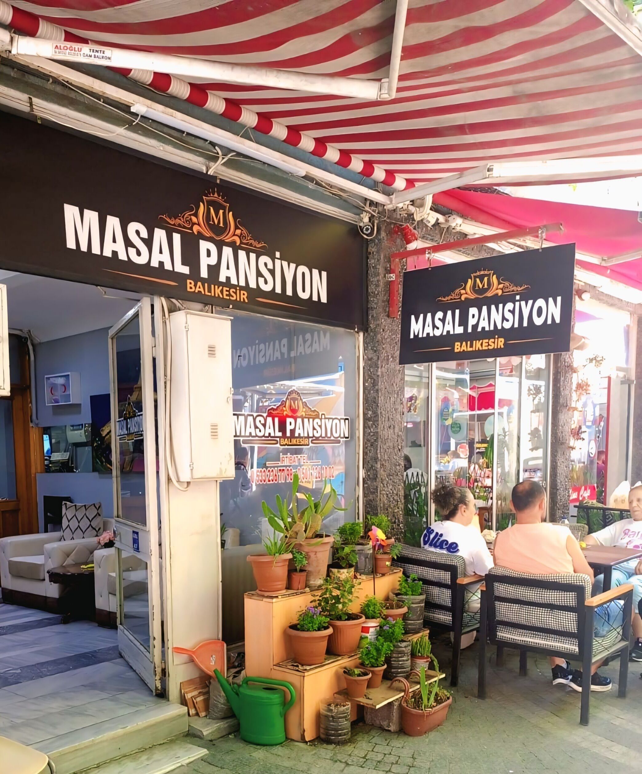 Voorkant van accommodatie