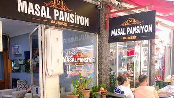 Voorkant van accommodatie