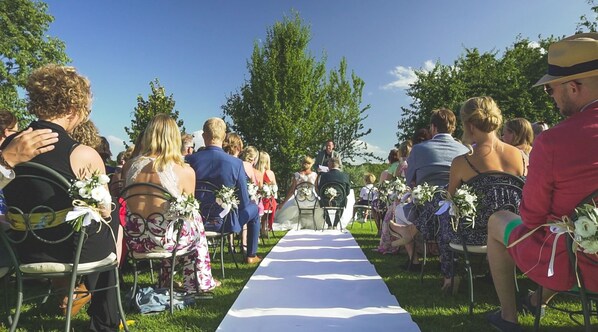 Bröllopsområde utomhus